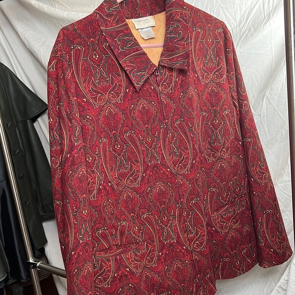 Maroon 70’s style sip up coat - Picture 1 of 4
